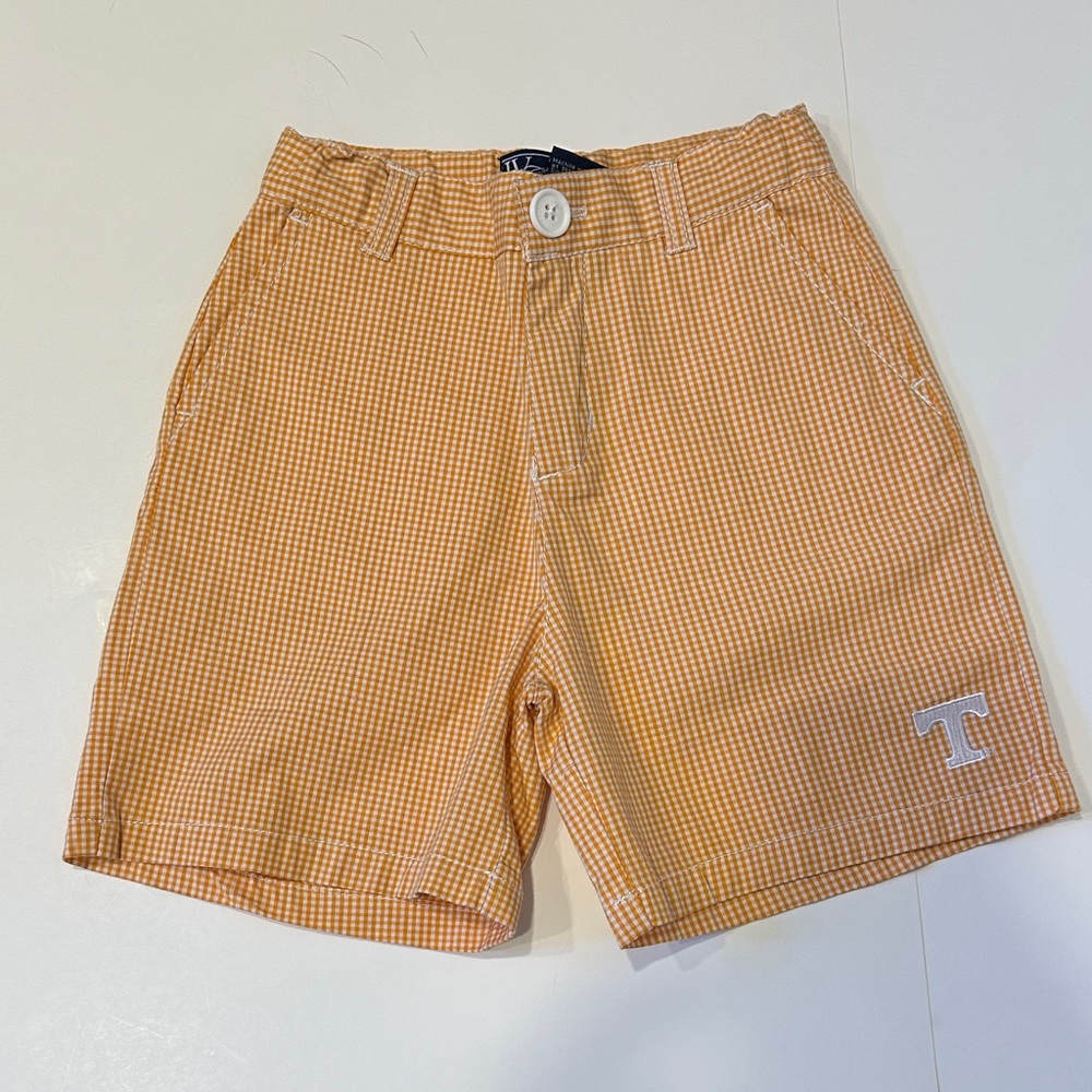 Boys University of Tennessee Checkered Shorts